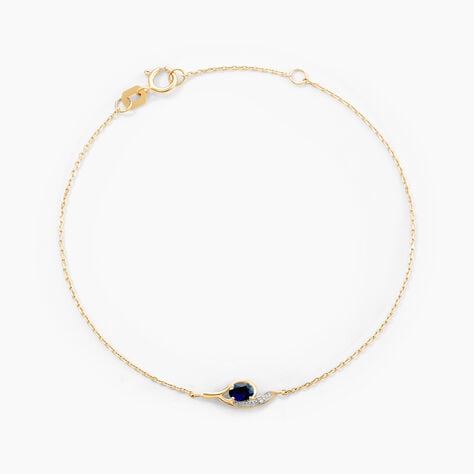 Bracelet Emotion Or Jaune Saphir Diamant - Mix and Match Femme | Marc Orian