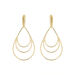 Boucles D'oreilles Pendantes Jenyfer Plaqué Or Jaune - Pendantes Femme | Marc Orian
