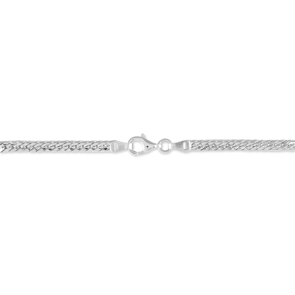 Bracelet Izel Maille Anglaise Or Blanc - Bracelets mailles Femme | Marc Orian