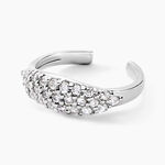 Bague D'oreille Unitaire Charmaine Argent Blanc Oxyde De Zirconium - Piercings d'oreilles Femme | Marc Orian