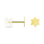 Boucles D'oreilles Puces Or Jaune Eadbert - Puces Femme | Marc Orian