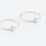 Cr&eacute;oles Kirsa Or Bicolore - Cr&eacute;oles Femme | Marc Orian