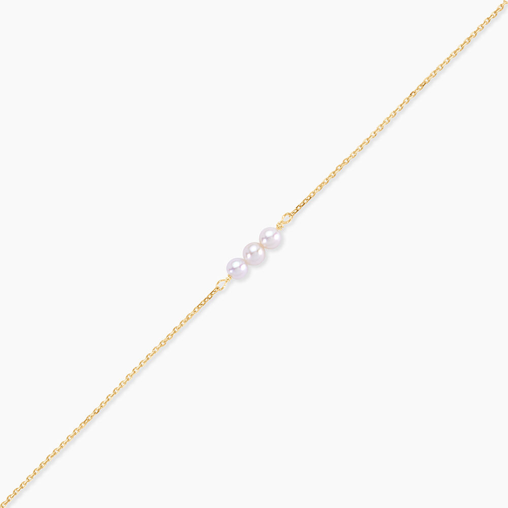 Bracelet Or Jaune Heliantheme Perles - Bracelets cha&icirc;nes Femme | Marc Orian