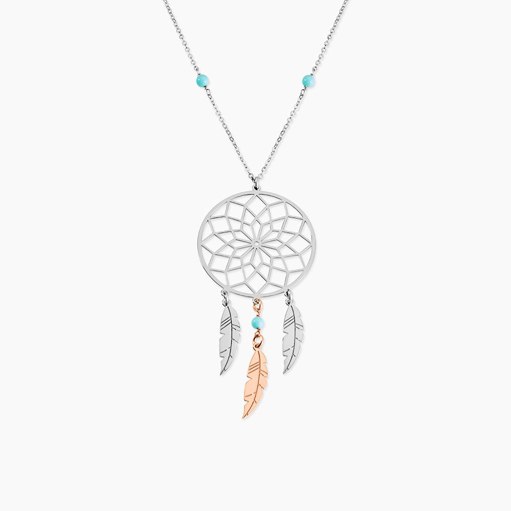 Collier Sautoir Misalie Argent Blanc - Colliers fantaisie Femme | Marc Orian