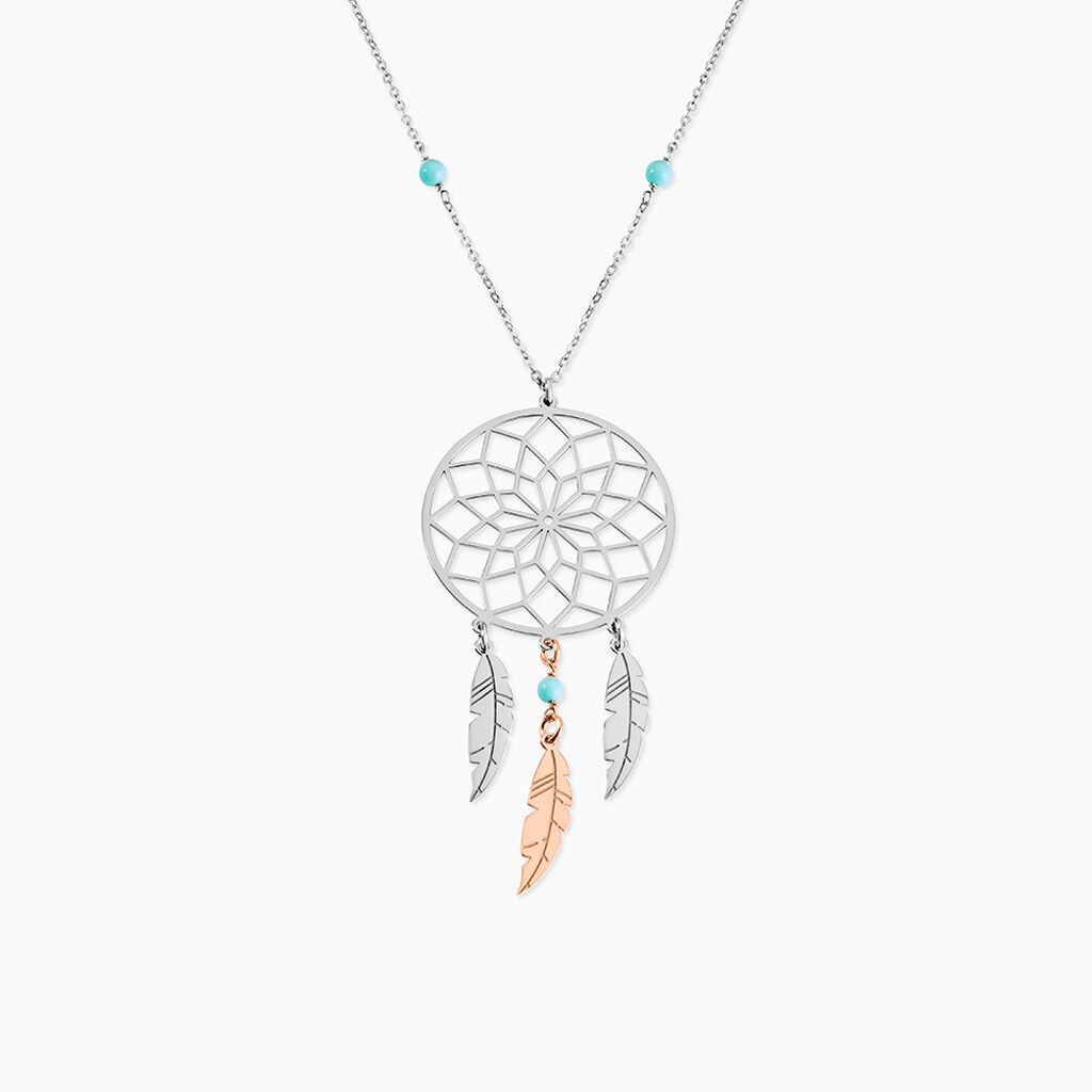 Collier Sautoir Misalie Argent Blanc - Colliers fantaisie Femme | Marc Orian
