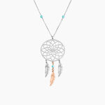 Collier Sautoir Misalie Argent Blanc - Colliers fantaisie Femme | Marc Orian