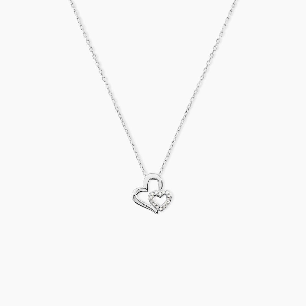 Collier Niagale Or Blanc Diamant - Colliers avec pierres Femme | Marc Orian