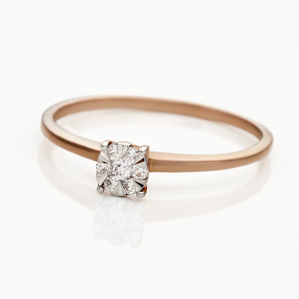 Bague Solitaire Or Rose Dream Diamants - Solitaires Femme | Marc Orian