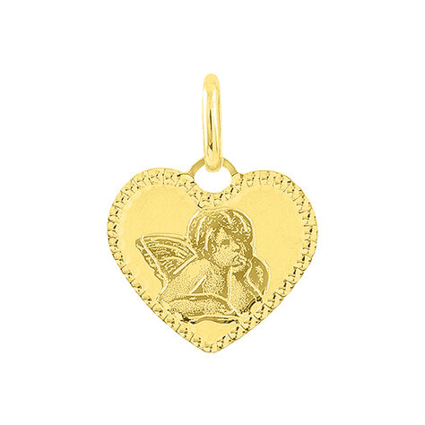 Pendentif Ange Coeur Or Jaune - Bijoux personnalisés Famille | Marc Orian
