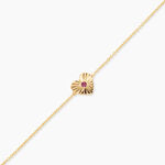 Bracelet Bengta Argent Dor&eacute; A L'Or 750/1000 Rhodolite - Bracelets cha&icirc;nes Femme | Marc Orian