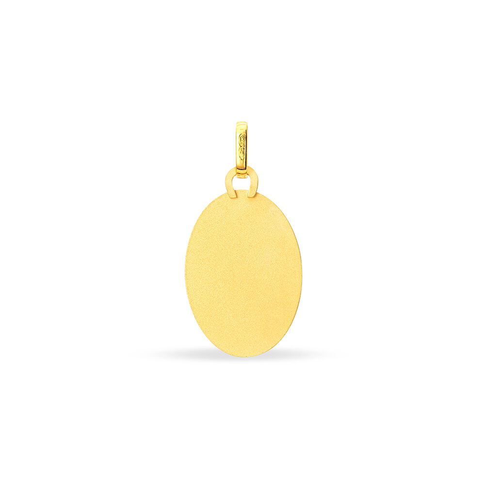 Pendentif Vierge Ovale Or Jaune - Bijoux personnalisés Famille | Marc Orian