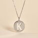 Pendentif Elio K Argent Blanc - Pendentifs Famille | Marc Orian