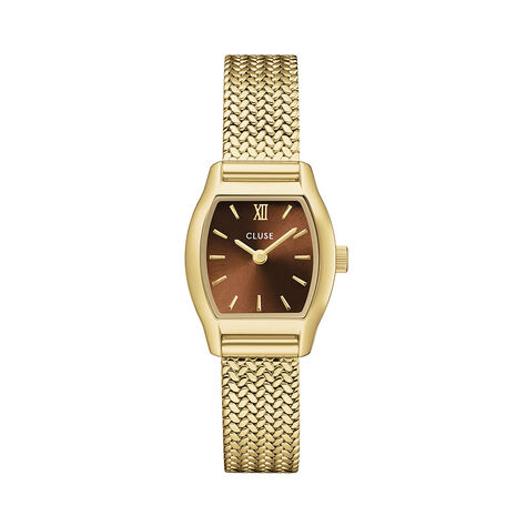 Montre Cluse Tonnette Mini Marron - Montres &eacute;tanches Femme | Marc Orian
