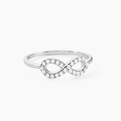 Bague Davila Argent Blanc Oxyde De Zirconium - Bijoux fantaisie Femme | Marc Orian