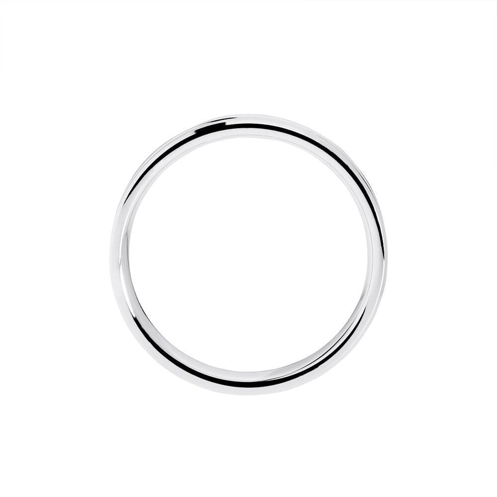 Alliance Juni Or Blanc Diamant - Alliances duo Unisex | Marc Orian