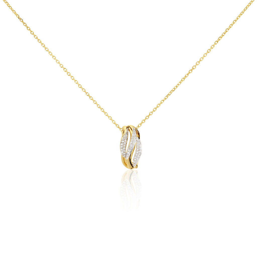 Collier Atlantide Or Jaune Diamant - Colliers avec pierres Femme | Marc Orian