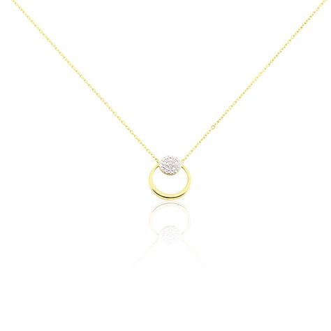 Collier Or Jaune Laberiane Diamants - Colliers avec pierres Femme | Marc Orian
