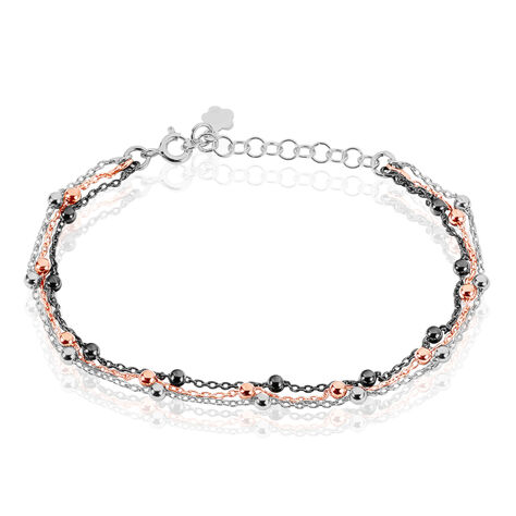 Bracelet Anfel Argent Tricolore - Bracelets fantaisie Femme | Marc Orian