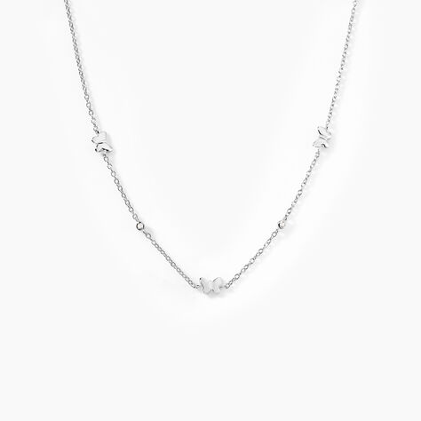 Collier Diep Argent Blanc Oxyde De Zirconium - Colliers avec pierres Femme | Marc Orian