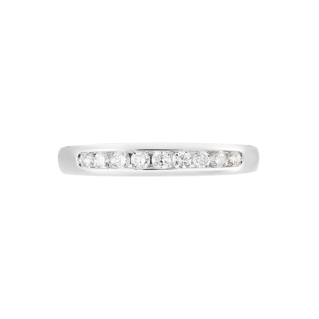Alliance Giulia Or Blanc Diamant - Alliances Femme | Marc Orian