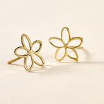 Boucles D'oreilles Puces Dacre Or Jaune - Puces Femme | Marc Orian