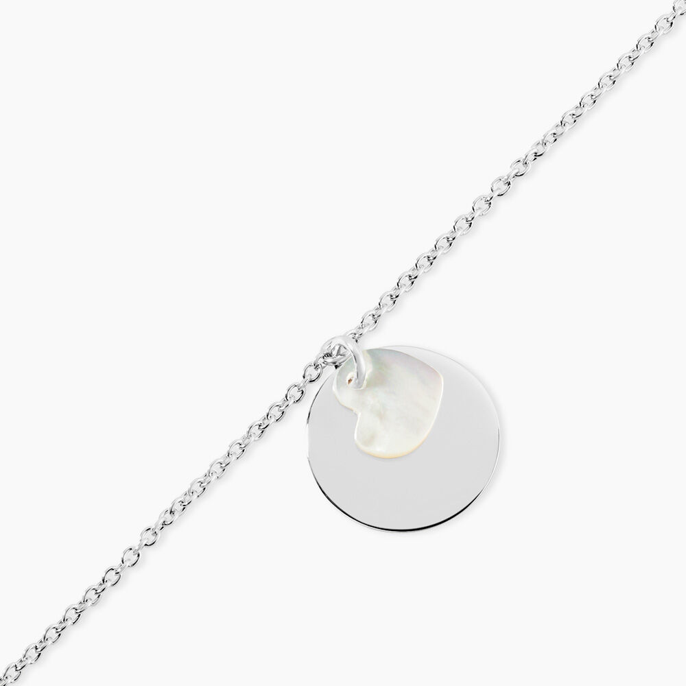 Bracelet Argent Blanc Tana Nacre - Bracelets Medailles Femme | Marc Orian