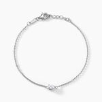 Bracelet Alda Argent Blanc Oxyde De Zirconium - Bracelets fantaisie Femme | Marc Orian