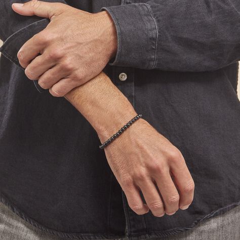 Bracelet Acier Noir Daryll - Bracelets chaînes Homme | Marc Orian