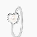 Bague Ecume Argent Blanc Perle De Culture - Bijoux fantaisie Femme | Marc Orian