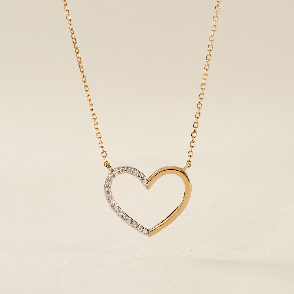 Collier Faiga Or Jaune Diamant - Colliers avec pierres Femme | Marc Orian