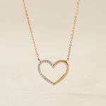 Collier Faiga Or Jaune Diamant - Colliers avec pierres Femme | Marc Orian