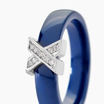 Bague Edwin Argent Blanc C&eacute;ramique Oxyde - Bijoux fantaisie Femme | Marc Orian