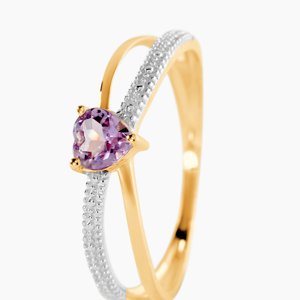 Bague Rory Or Jaune Amethyste - Bagues pierres fines Femme | Marc Orian