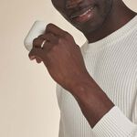 Alliance Circios Demi Jonc Classique Or Blanc - Alliances duo Unisex | Marc Orian