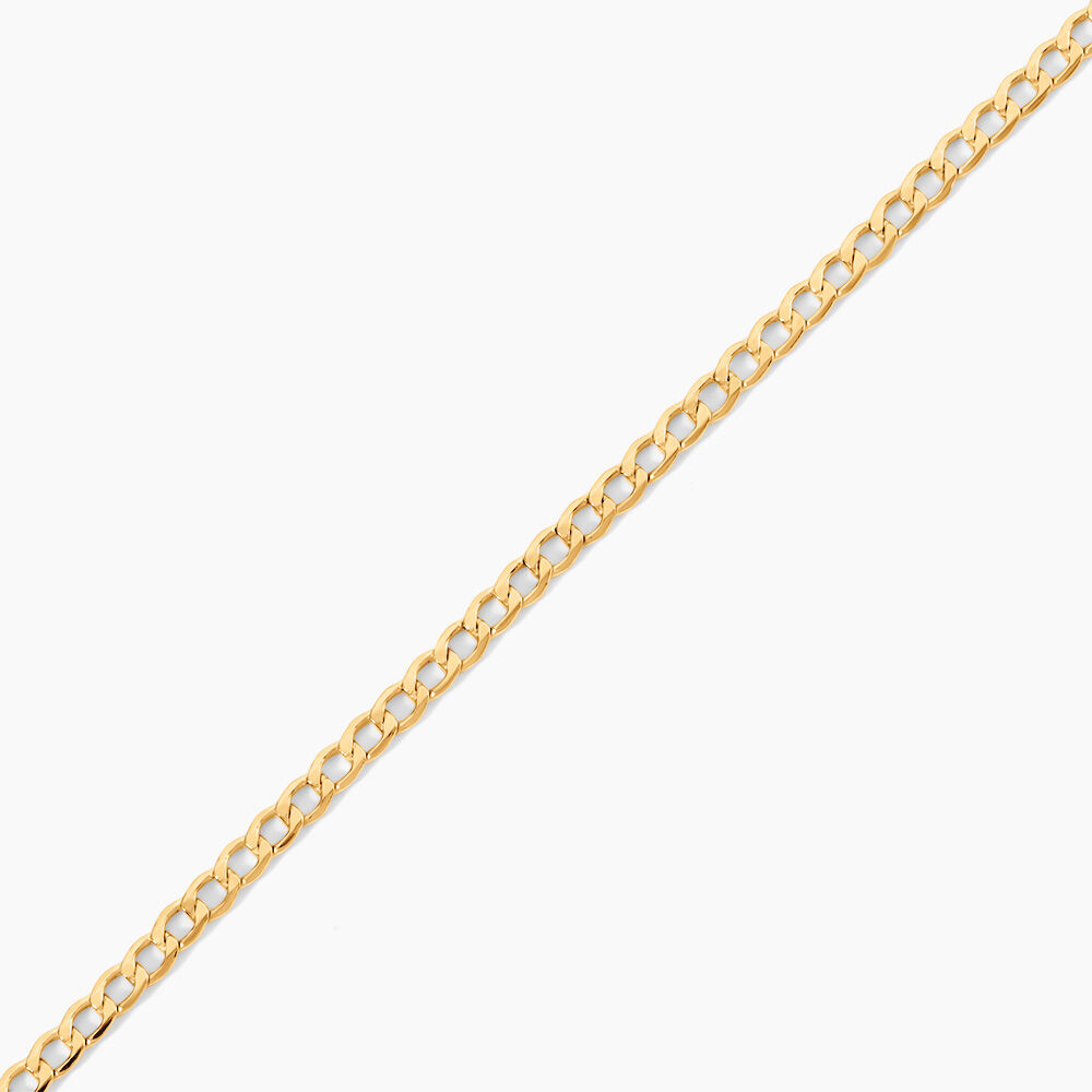 Bracelet Iris Or Jaune Maille Gourmette - Bracelets mailles Femme | Marc Orian