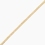 Bracelet Iris Or Jaune Maille Gourmette - Bracelets mailles Femme | Marc Orian