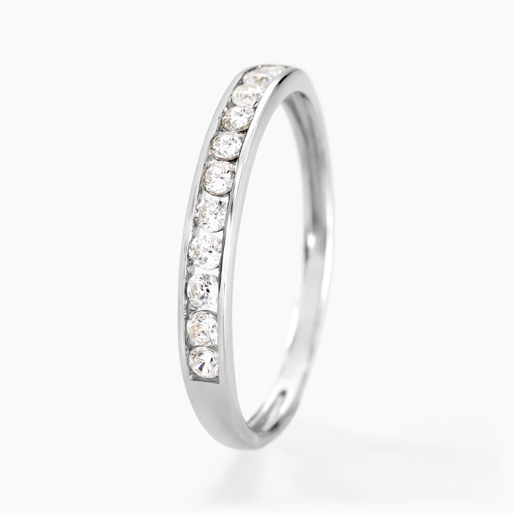 Alliance Davila Or Blanc Oxyde De Zirconium - Alliances duo Femme | Marc Orian