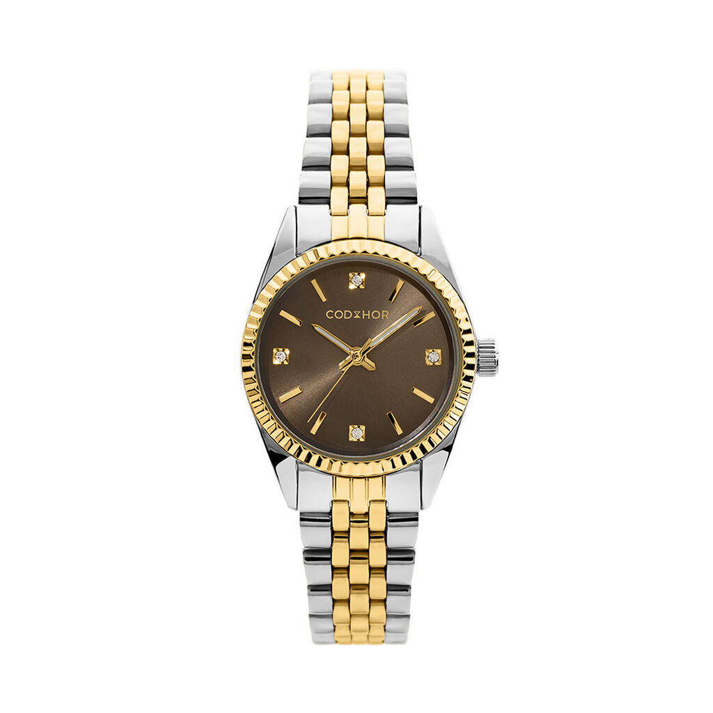 Montre Codhor Sofia Marron - Montres &eacute;tanches Femme | Marc Orian