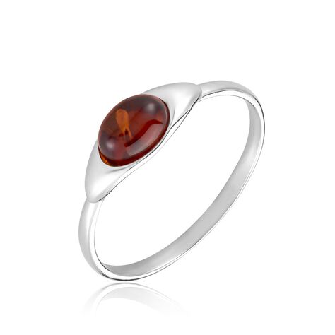 Bague Marquita Argent Blanc Ambre - Bagues vintage Femme | Marc Orian