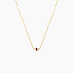 Collier Poem Argent Jaune Rhodolite Oxyde De Zirconium - Colliers avec pierres Femme | Marc Orian