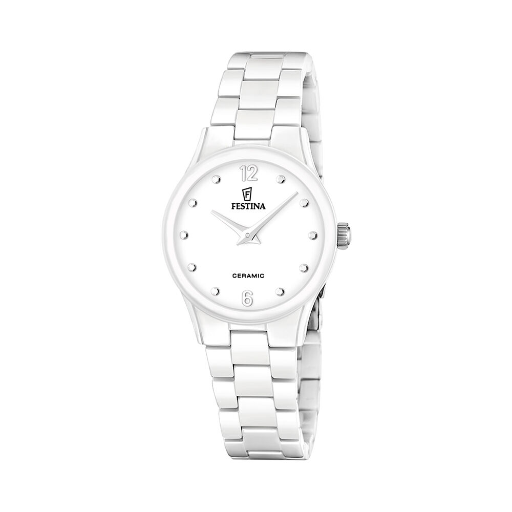 Montre Festina Ceramic 31 Blanc - Montres &eacute;tanches Femme | Marc Orian