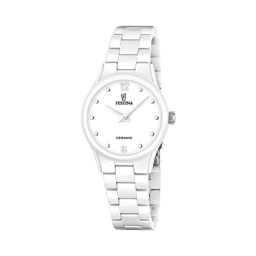 Montre Festina Ceramic 31 Blanc - Montres &eacute;tanches Femme | Marc Orian