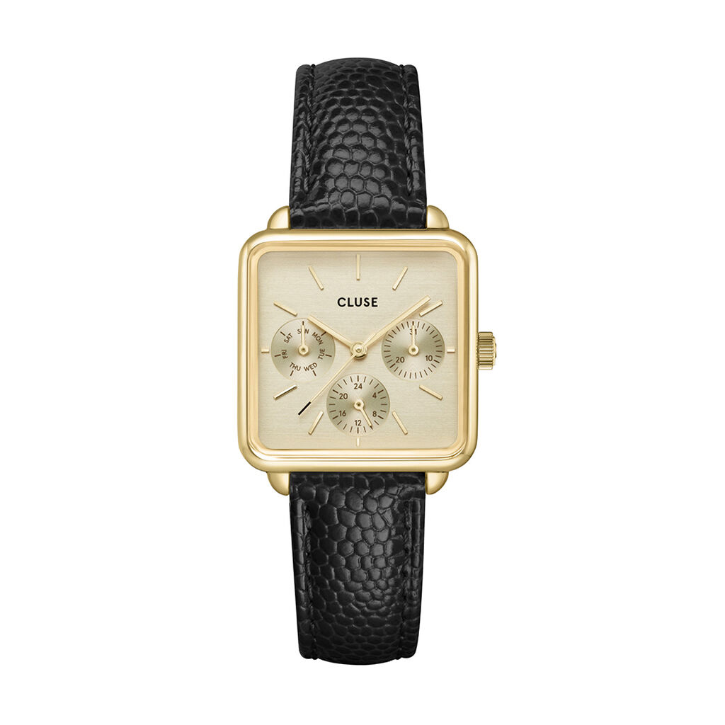 Montre Cluse La T&eacute;tragone Multifunction Dor&eacute; - Montres &eacute;tanches Femme | Marc Orian