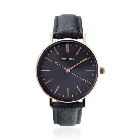 Montre Codhor Cindy Noir - Montres étanches Femme | Marc Orian
