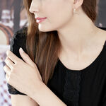 Cr&eacute;oles Eliseo Or Jaune Strass - Cr&eacute;oles Femme | Marc Orian