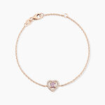 Bracelet Suzon Argent Rose Oxyde De Zirconium - Bracelets fantaisie Femme | Marc Orian