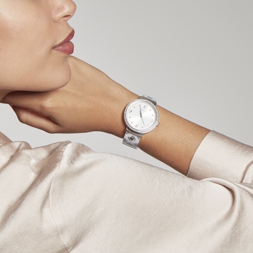 Montre Guess Motif Acier Argent -  Femme | Marc Orian