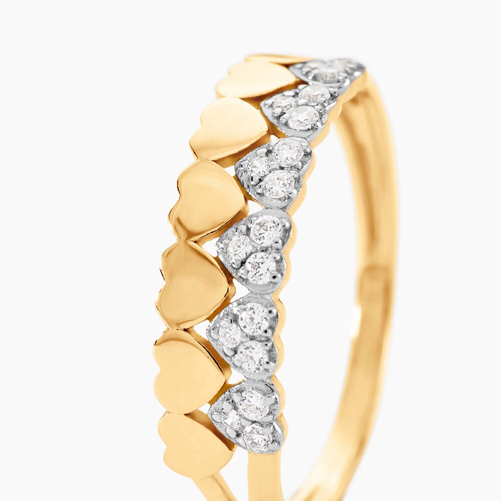Bague Dagmar Or Jaune Oxyde De Zirconium - Bagues de promesse Femme | Marc Orian