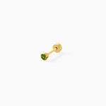 Piercing D'oreilles Unitaire Acier Dor&eacute; Piia Oxyde De Zirconium - Bijoux fantaisie Famille | Marc Orian