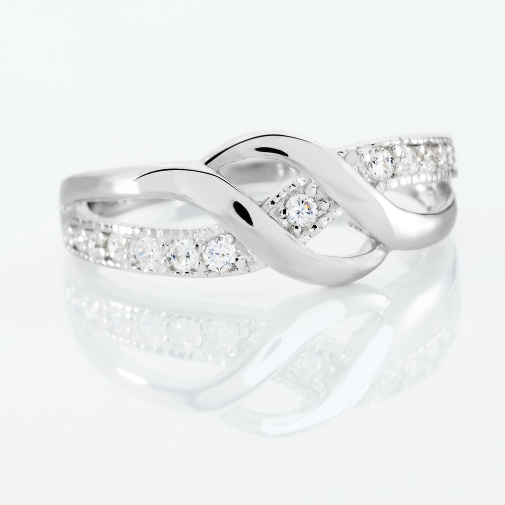 Bague Kayline Argent Oxyde De Zirconium - Bagues avec pierre Femme | Marc Orian